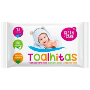 Toalhitas Bébé Clean & Care 72 un