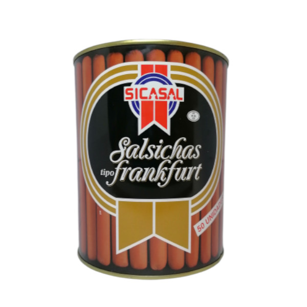 Salsichas Frankfurt Sicasal 25P