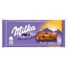 Chocolate Triple Caramelo Milka 90g