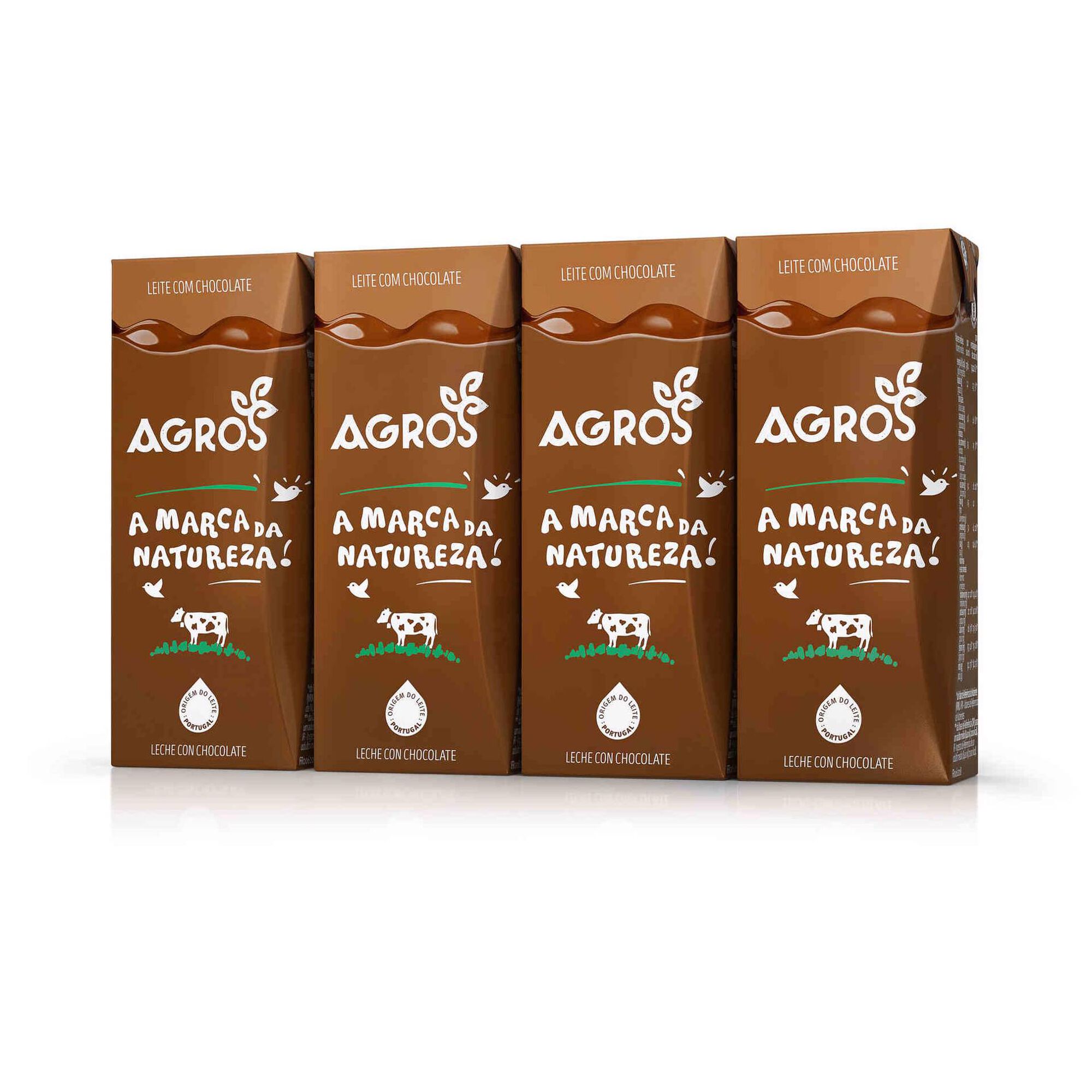 Leite com Chocolate Agros 4x200ml