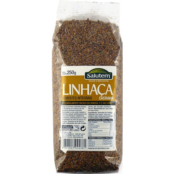 Sementes de Linhaça Castanha Salutem 250g